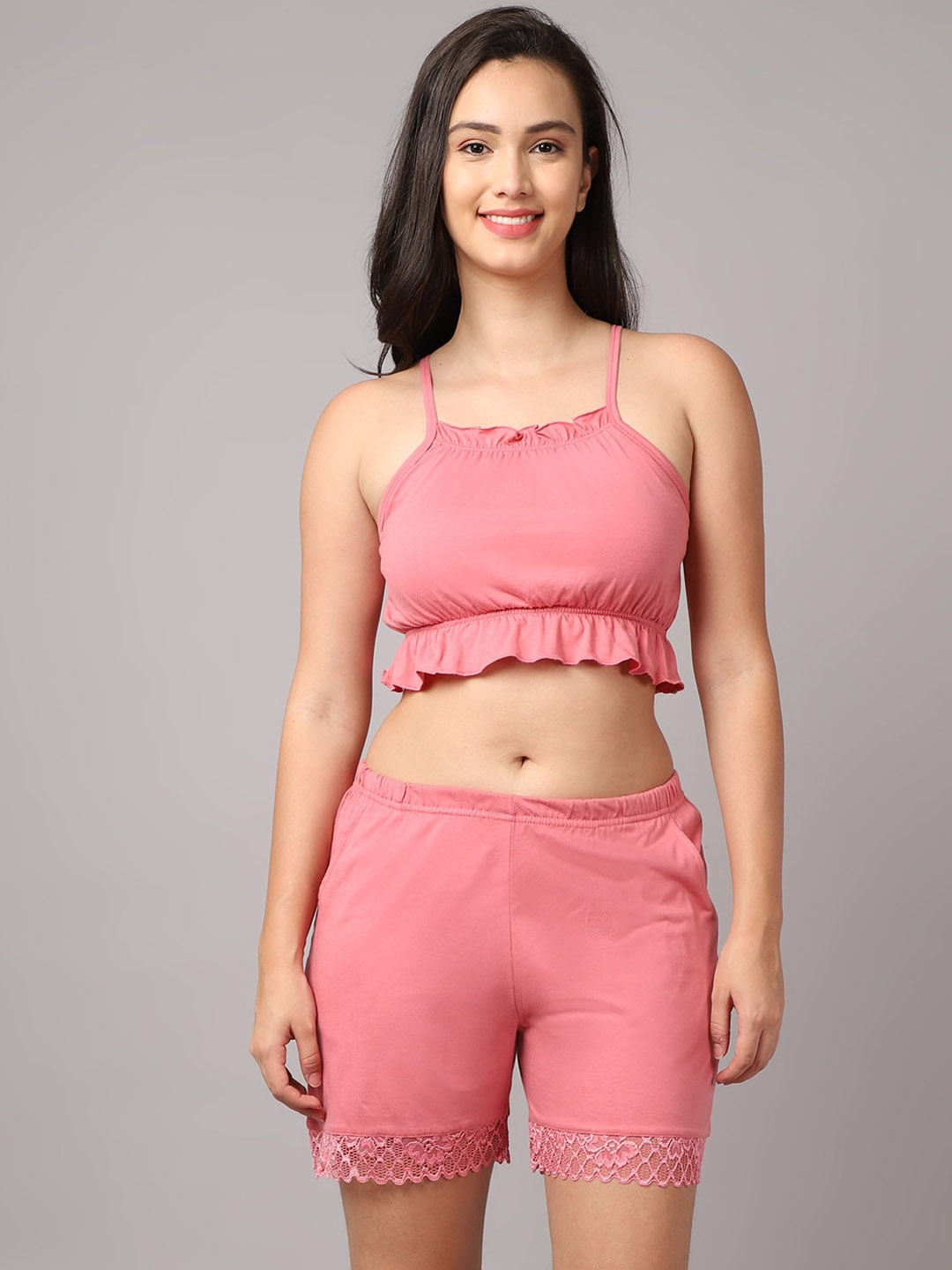 

Kanvin Women Pink Night suit