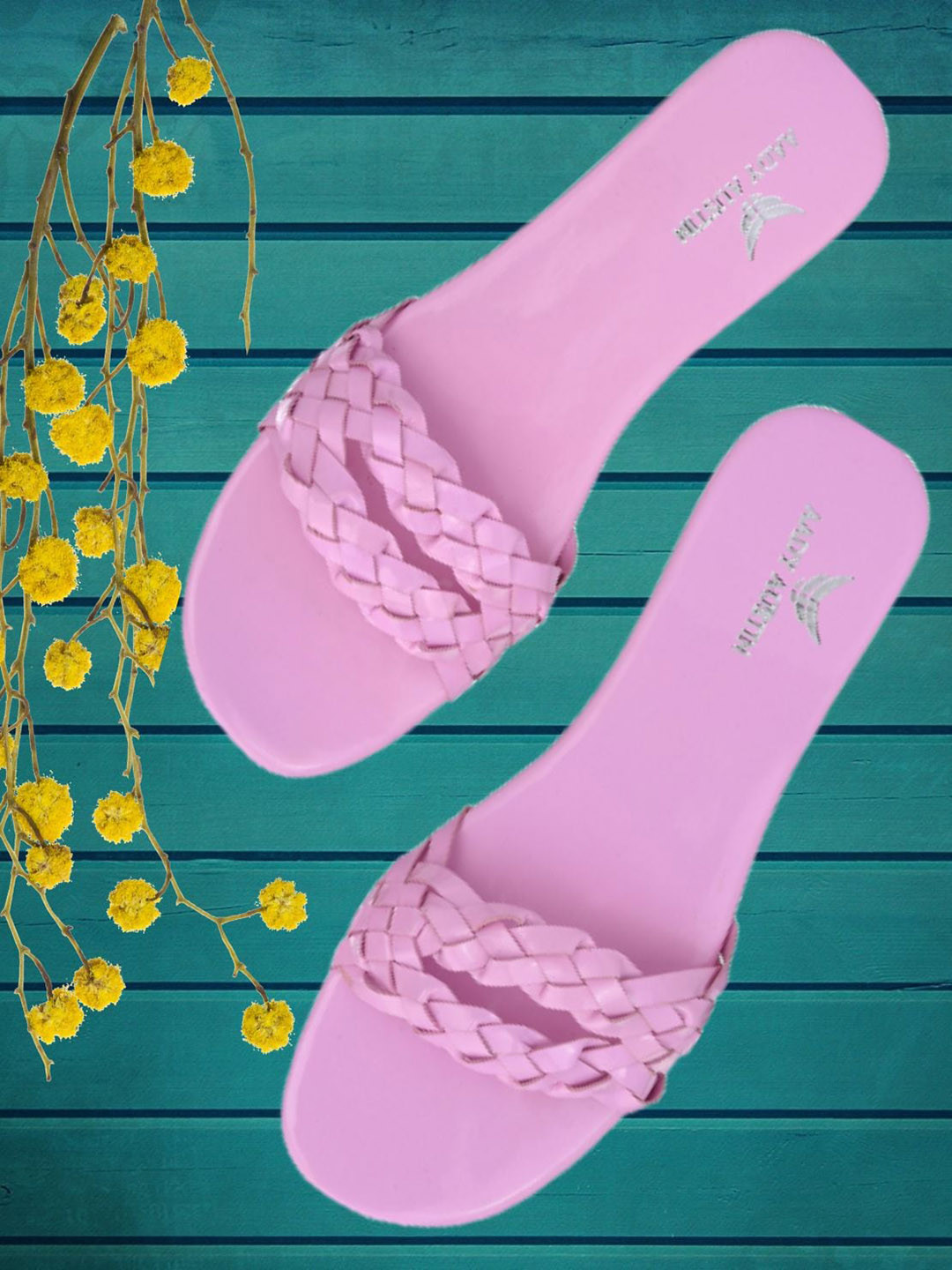 

AADY AUSTIN Women Pink Open Toe Flats