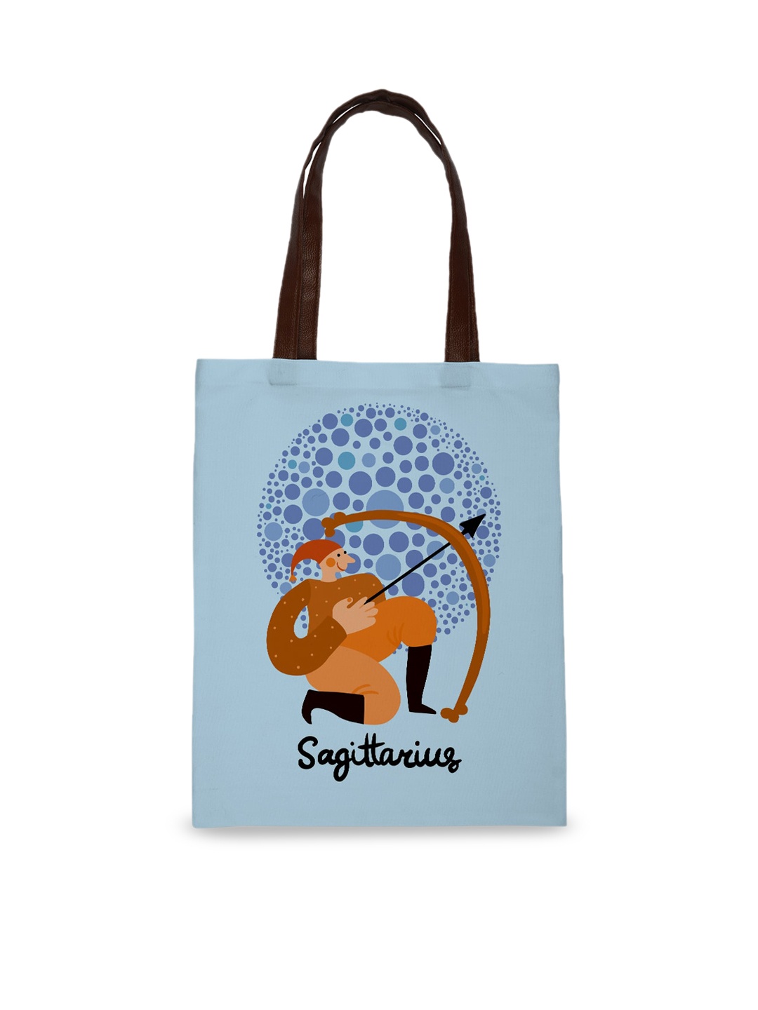 

Crazy Corner Blue Printed Oversized Shopper Tote Bag