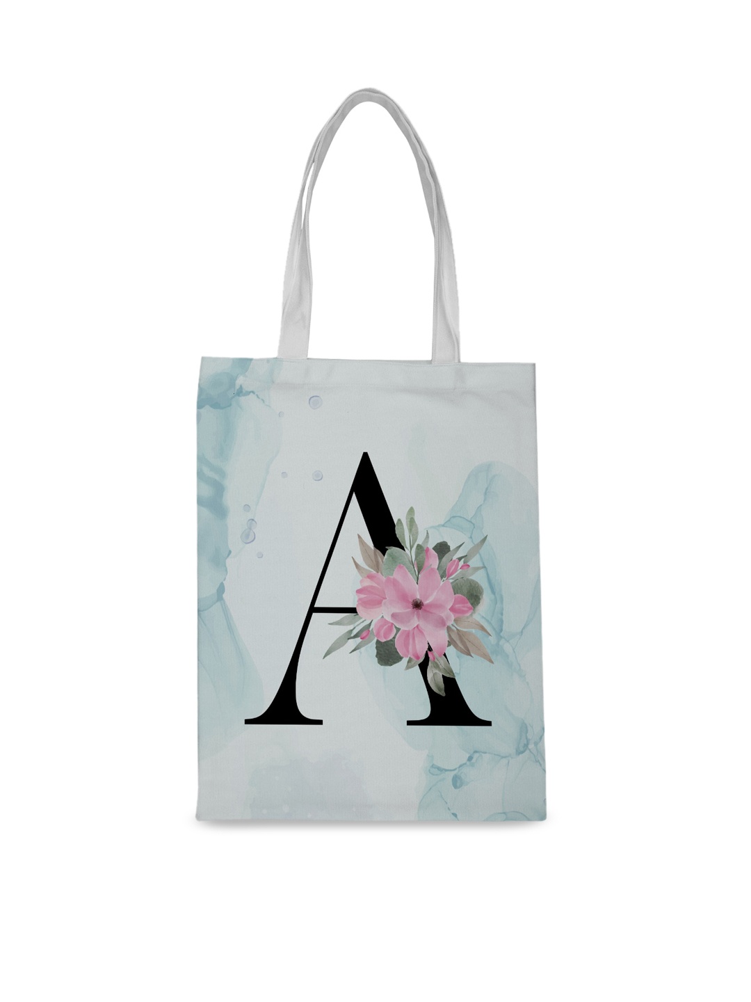 

Crazy Corner Women White Printed Canvas Shopper Tote Bag