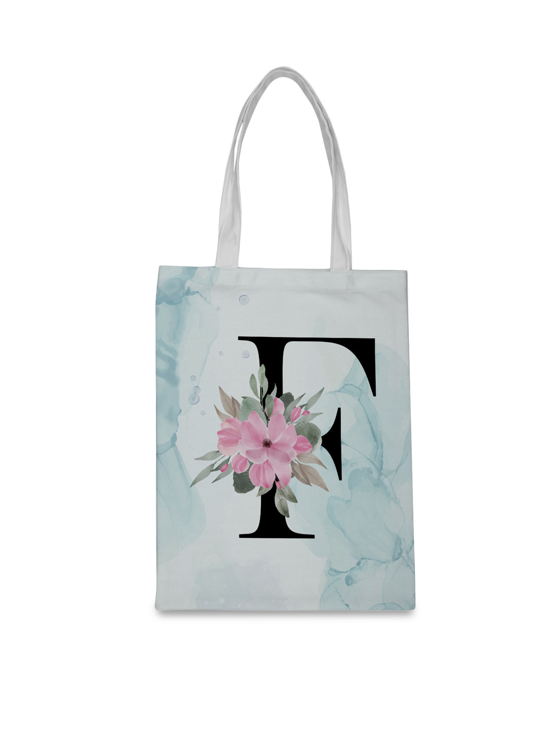 

Crazy Corner Blue Printed Shopper Tote Bag
