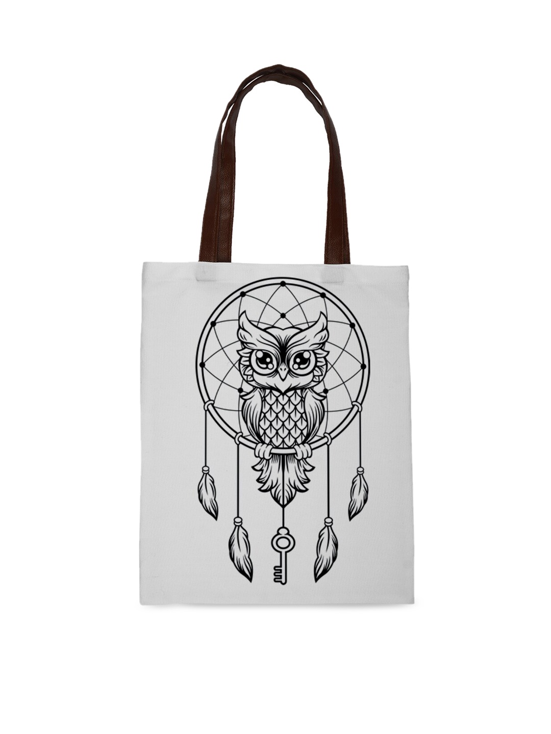 

Crazy Corner Off White Printed Shopper Tote Bag