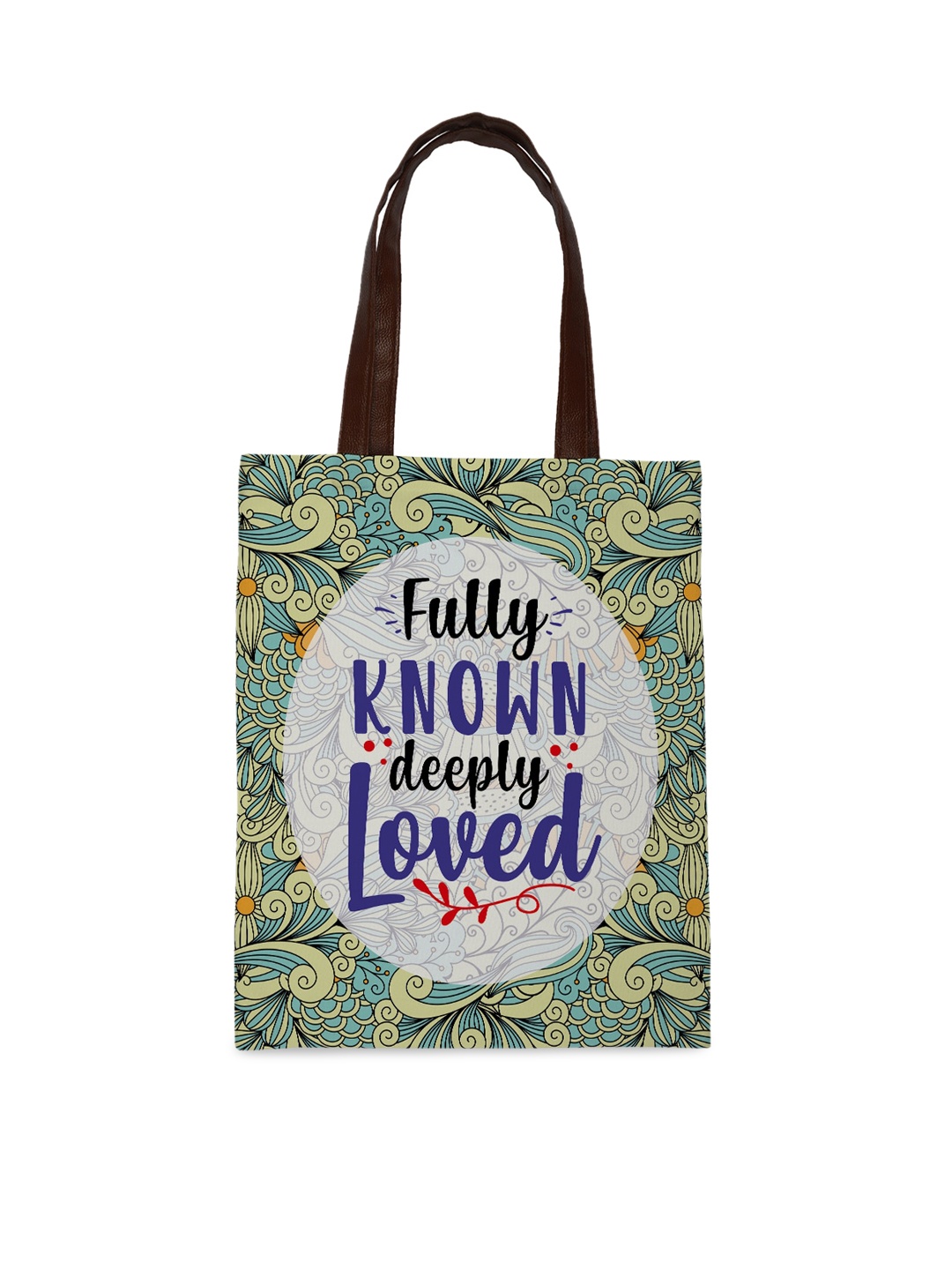 

Crazy Corner Women Green Printed Shopper Tote Bag