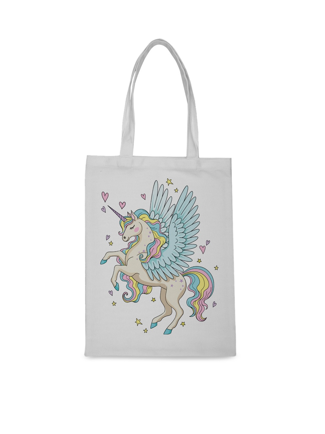 

Crazy Corner White Printed Shopper Tote Bag