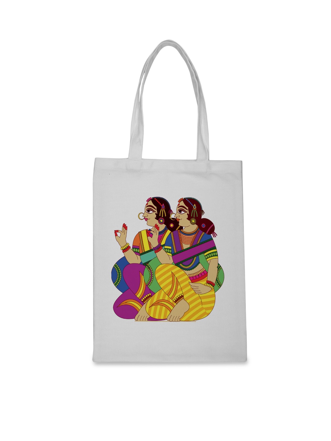 

Crazy Corner White Printed Shopper Tote Bag