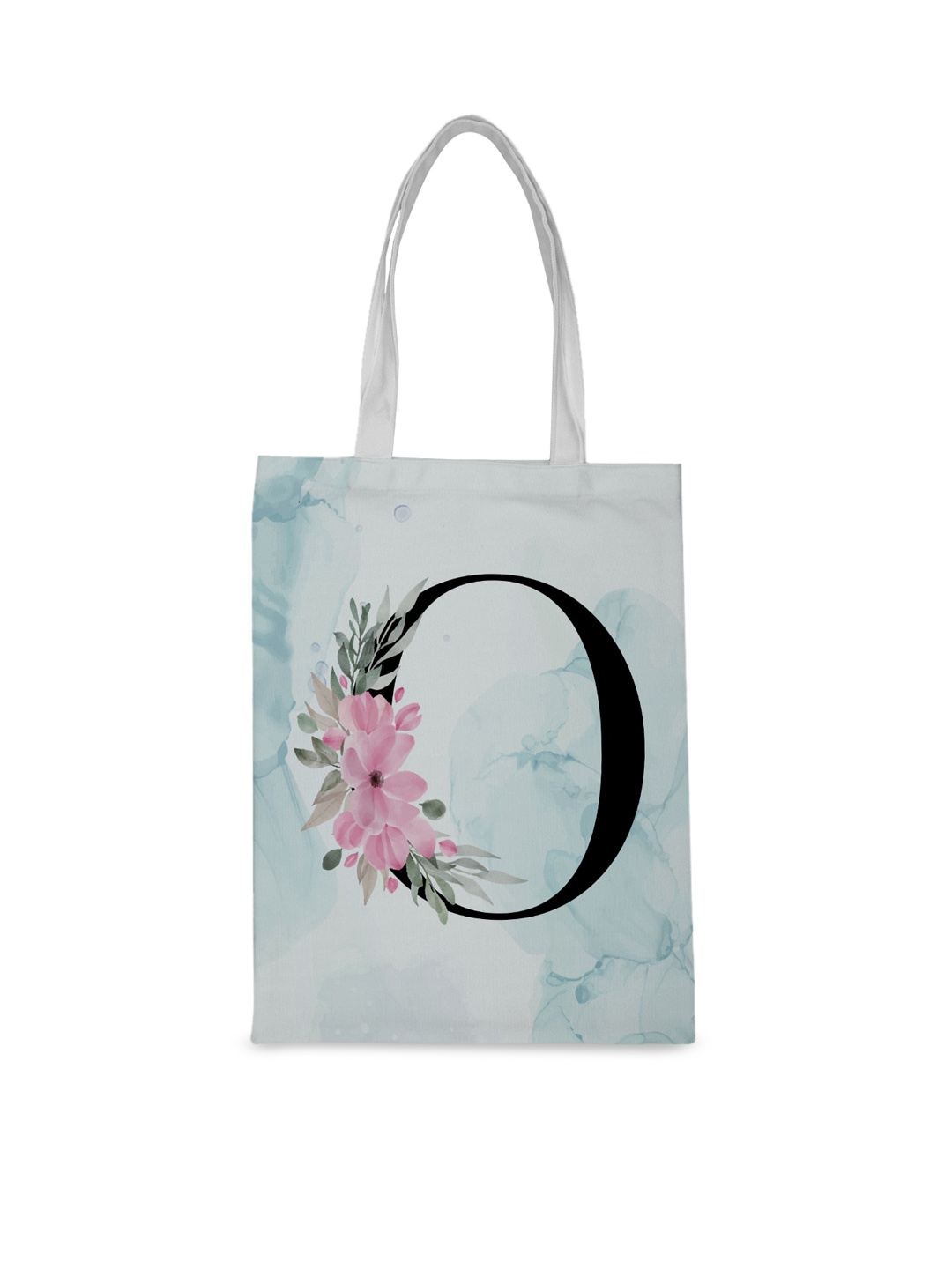 

Crazy Corner White Floral Canvas Printed Shopper Tote Bag