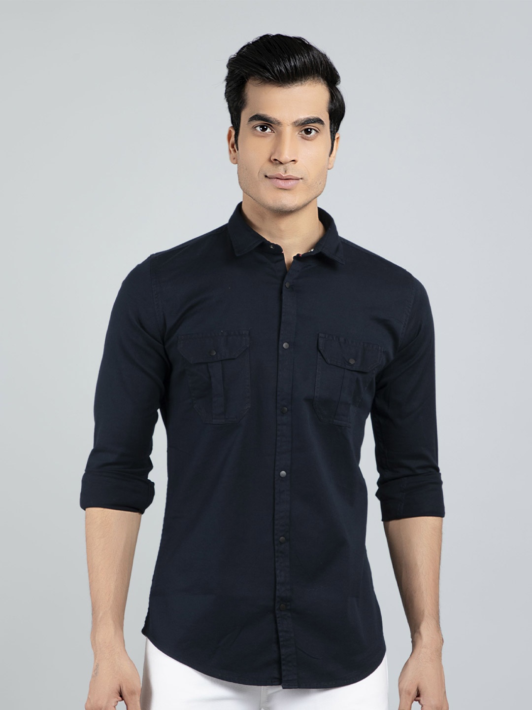 

AMRUTVARSHA CREATION Men Black Casual Shirt