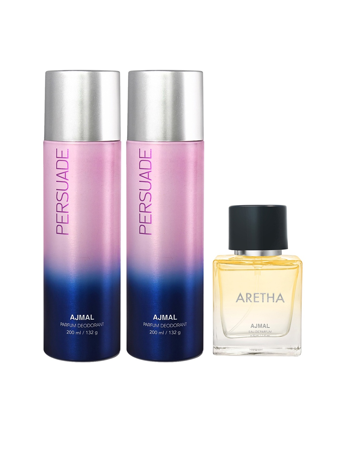 

Ajmal Set Of 2 Yellow Perfume & Deodorant