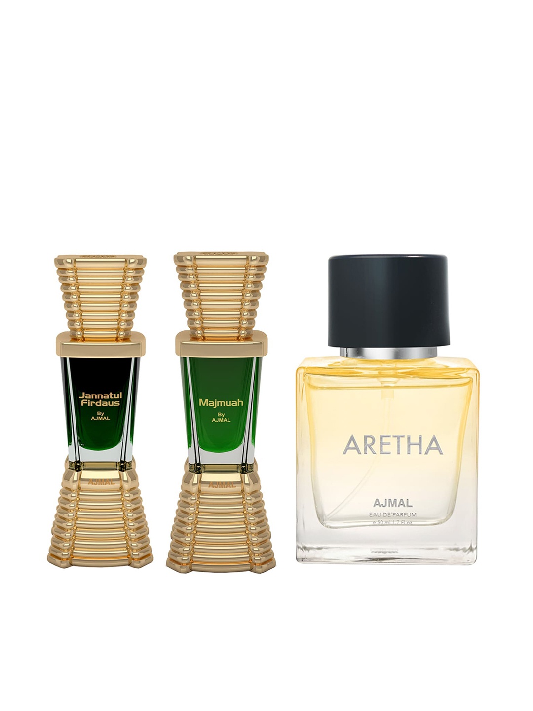 

Ajmal Set Of 3 Perfumes, Yellow