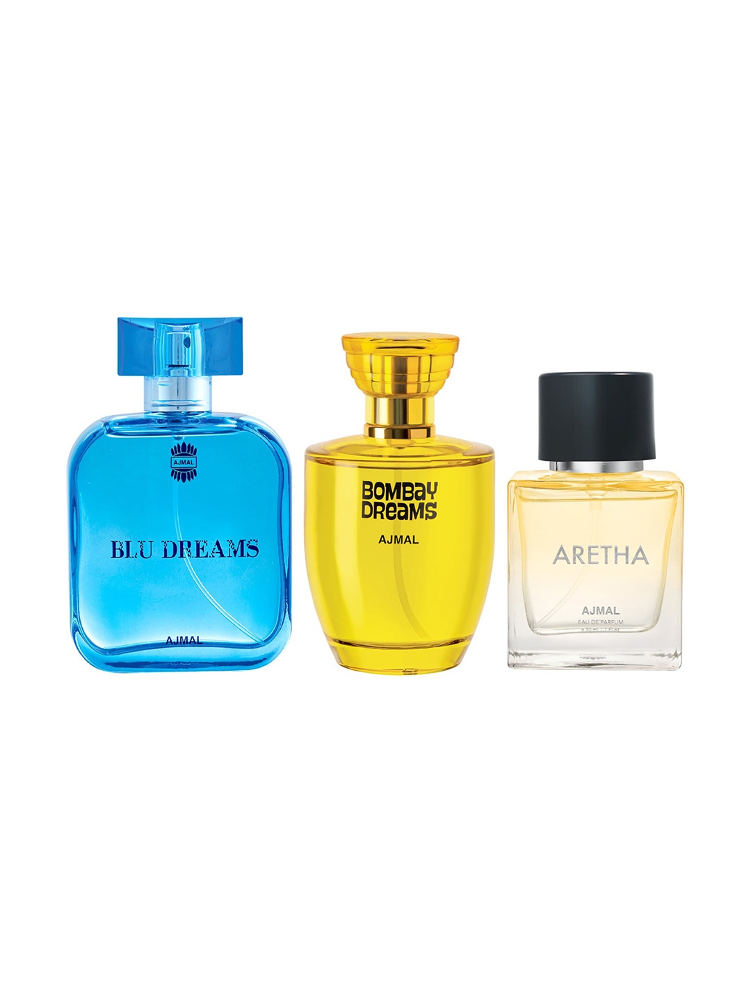 

Ajmal Set Of 3 Perfumes, Yellow