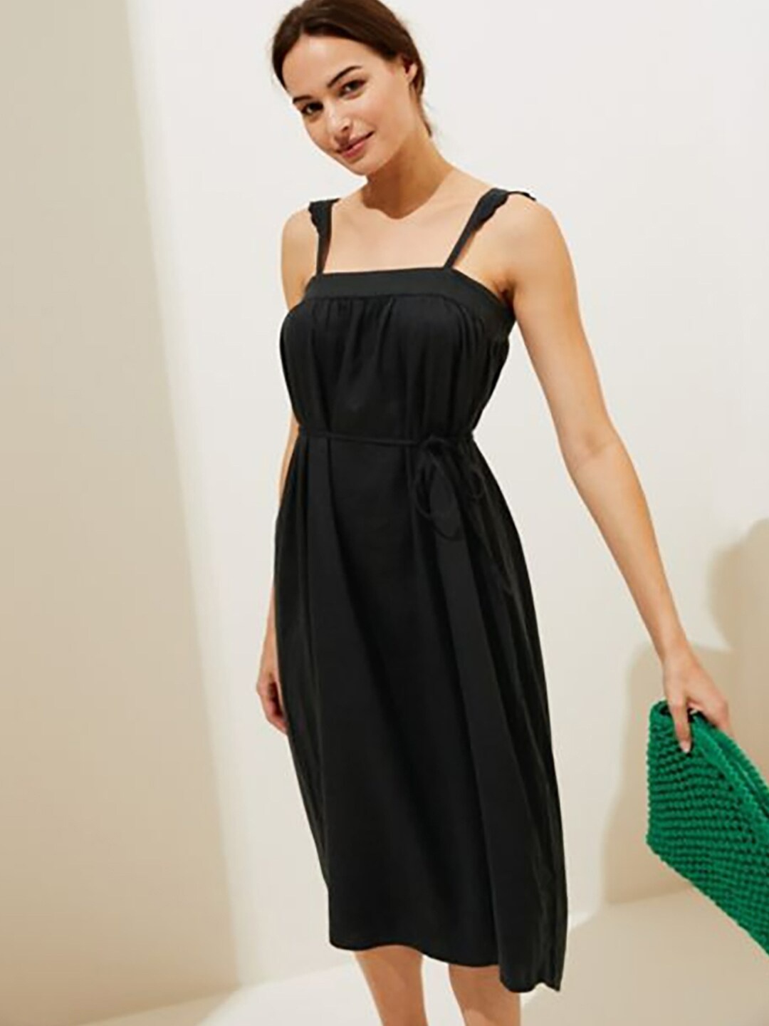 

Marks & Spencer Black A-Line Dress