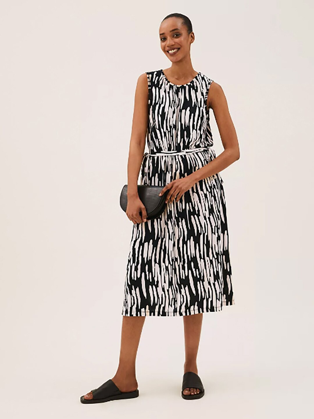 

Marks & Spencer Black Midi Dress