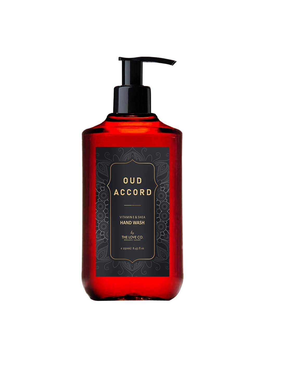 

THE LOVE CO. Oudh Accourd Vitamin E & Shea Hand Wash 250ml, Red