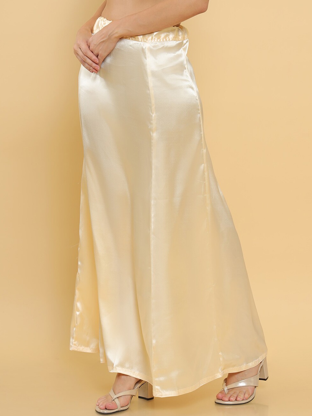 

Soch Women Cream Coloured Solid Petticoat Shapewear