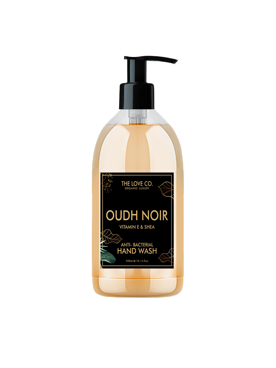 

THE LOVE CO. Oudh Noir Vitamin E & Shea Anti-Bacterial Hand Wash - 300 ml, Beige