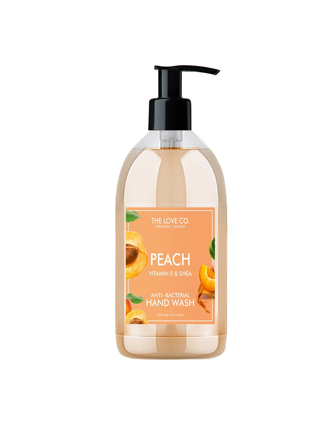 

THE LOVE CO. Liquid Natural Hand wash - Hand Soap For Moisturized Hand - 300ML, Peach