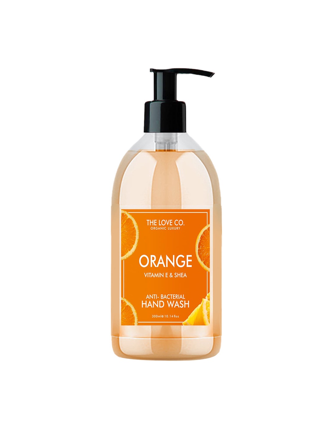 

THE LOVE CO. Orange Vitamin E & Shea Anti-Bacterial Hand Wash - 300 ml