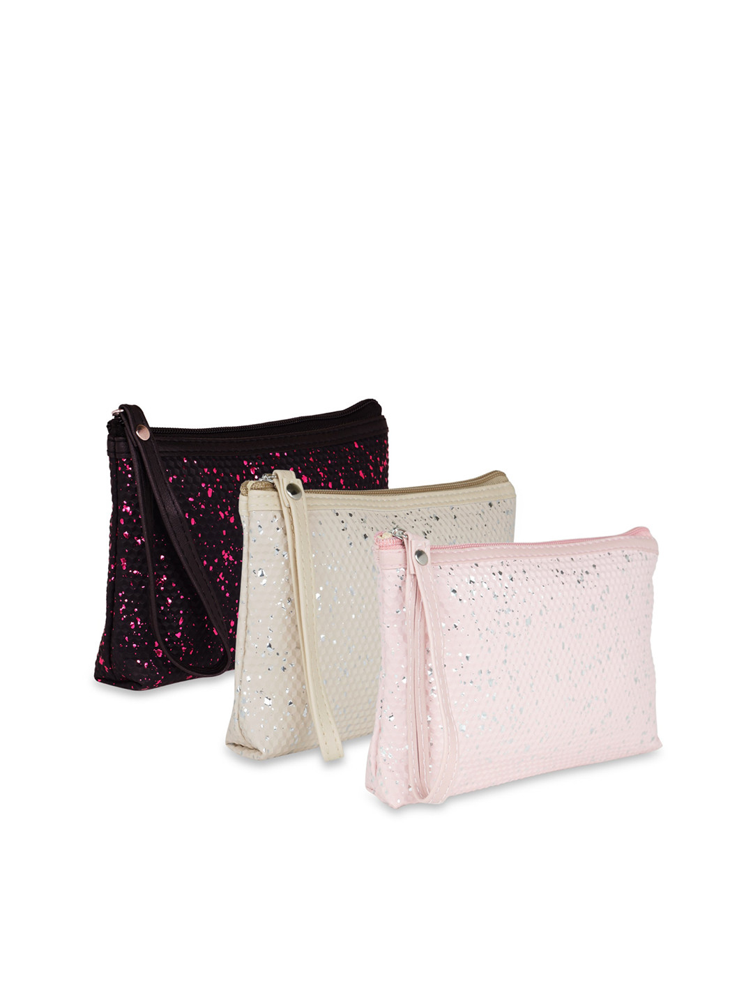 

NFI essentials Women Pack Of 3 Solid Travel Accessory, Multi