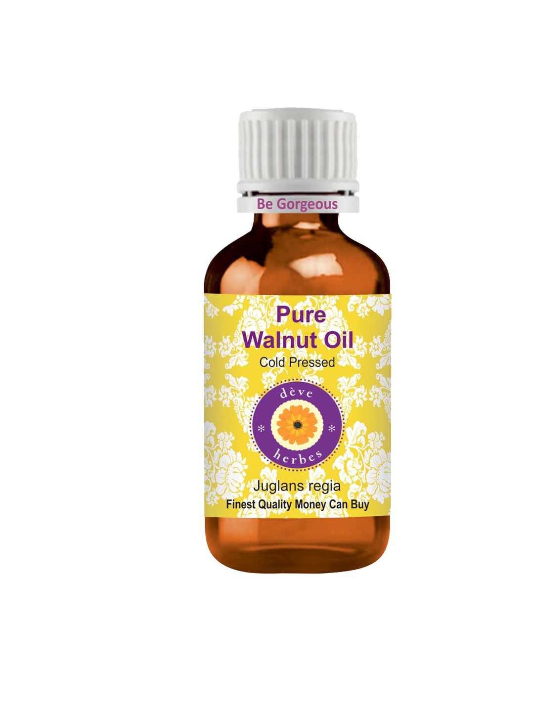 

Deve Herbes Natural Therapeutic Grade Cold Pressed Pure Walnut Oil - 50 ml, Yellow