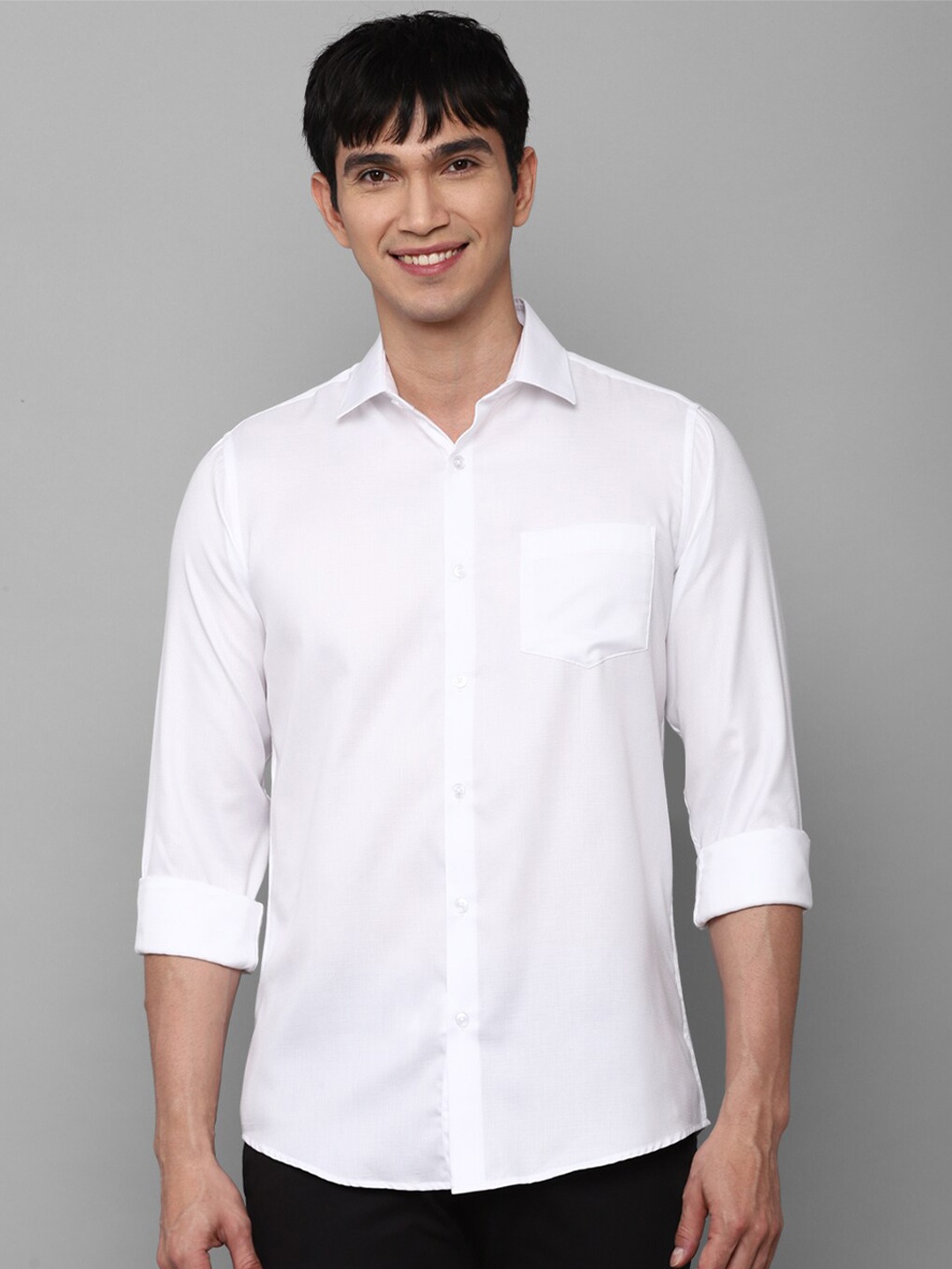 

Allen Solly Men White Slim Fit Pure Cotton Casual Shirt