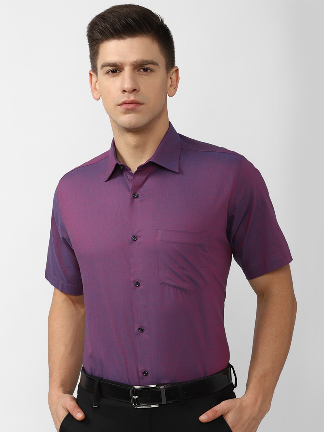 

Van Heusen Men Purple Formal Shirt