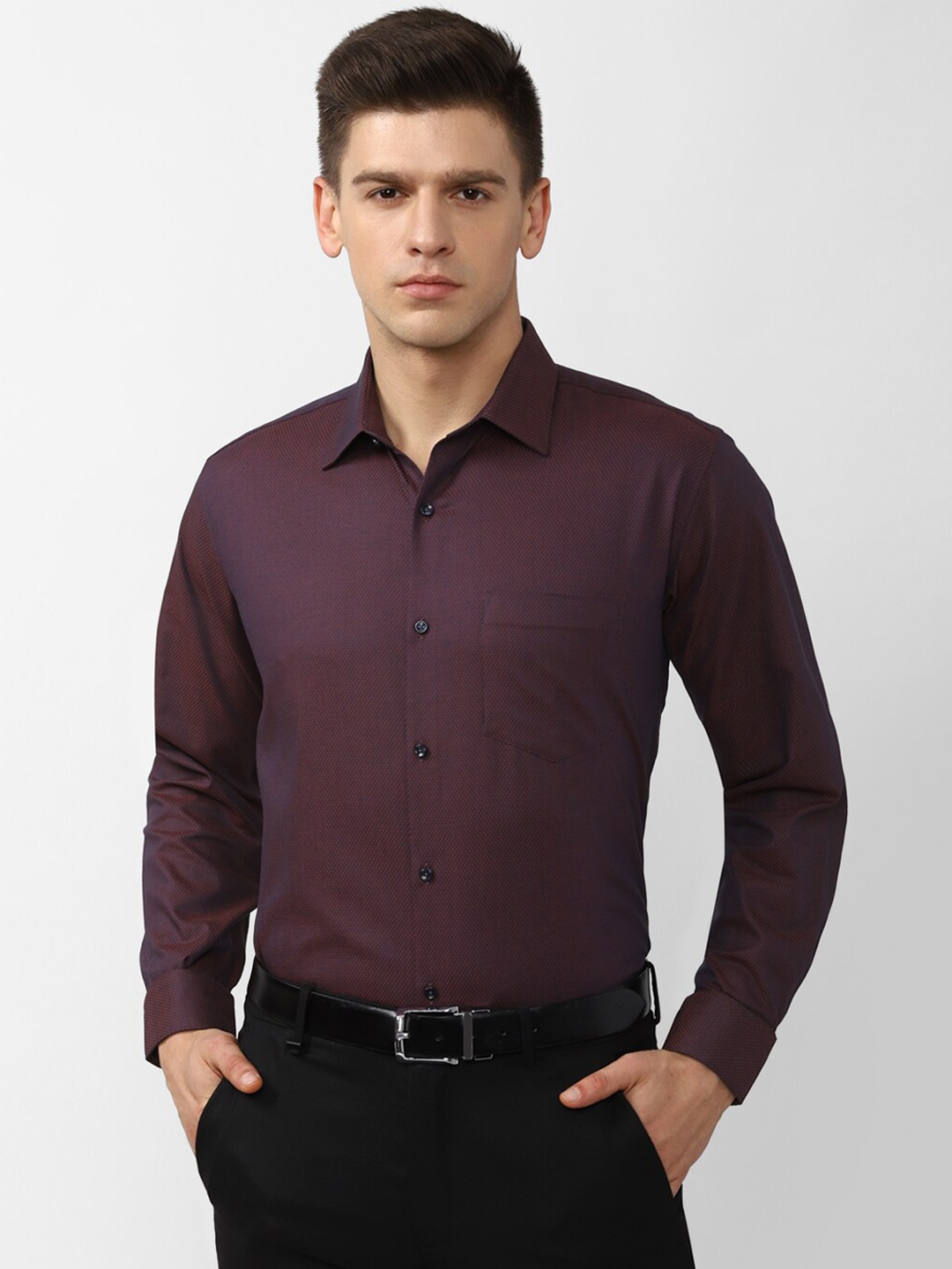 

Van Heusen Men Purple Formal Shirt