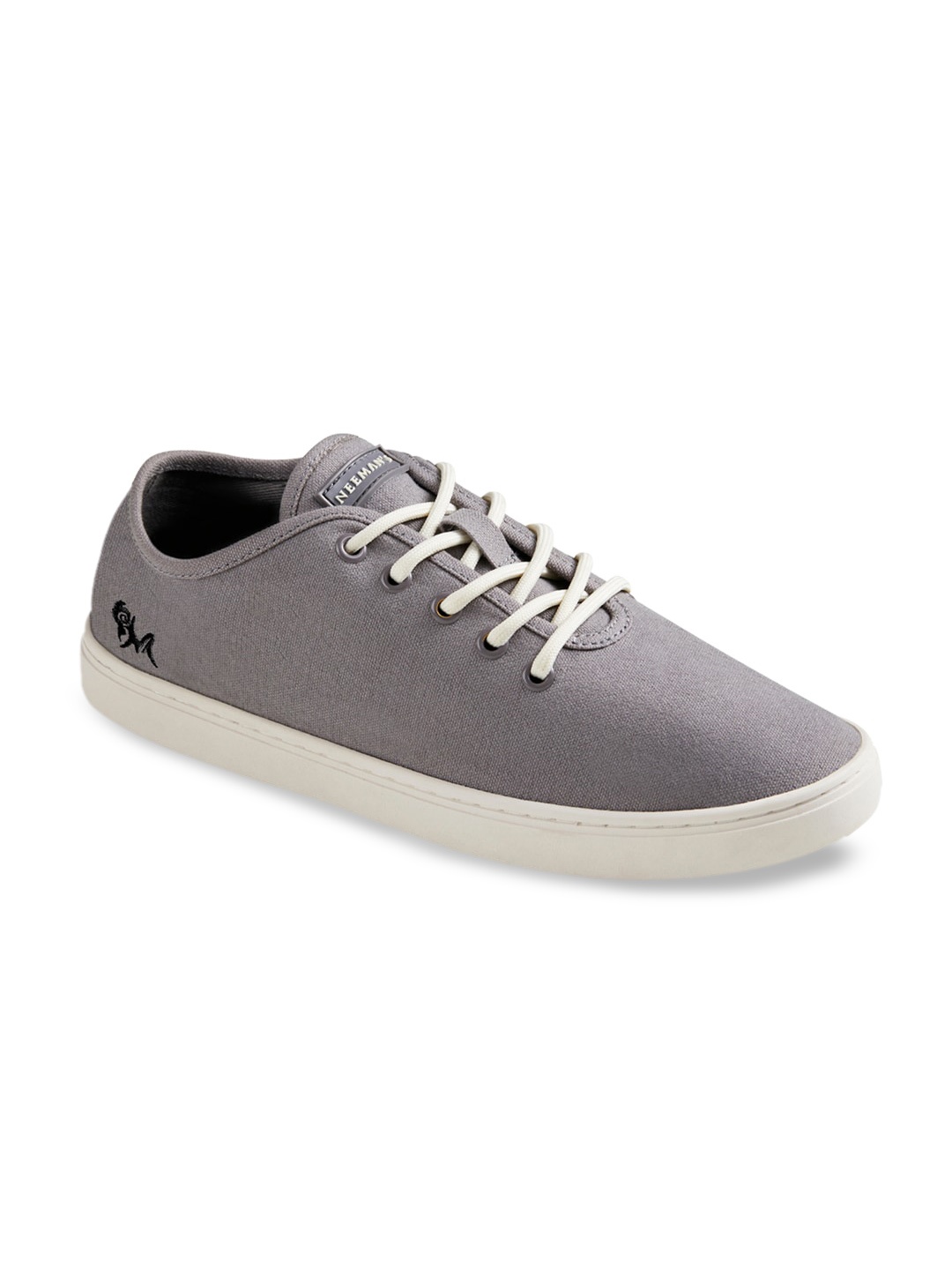 

NEEMANS Unisex Grey Cotton Classic Sneakers