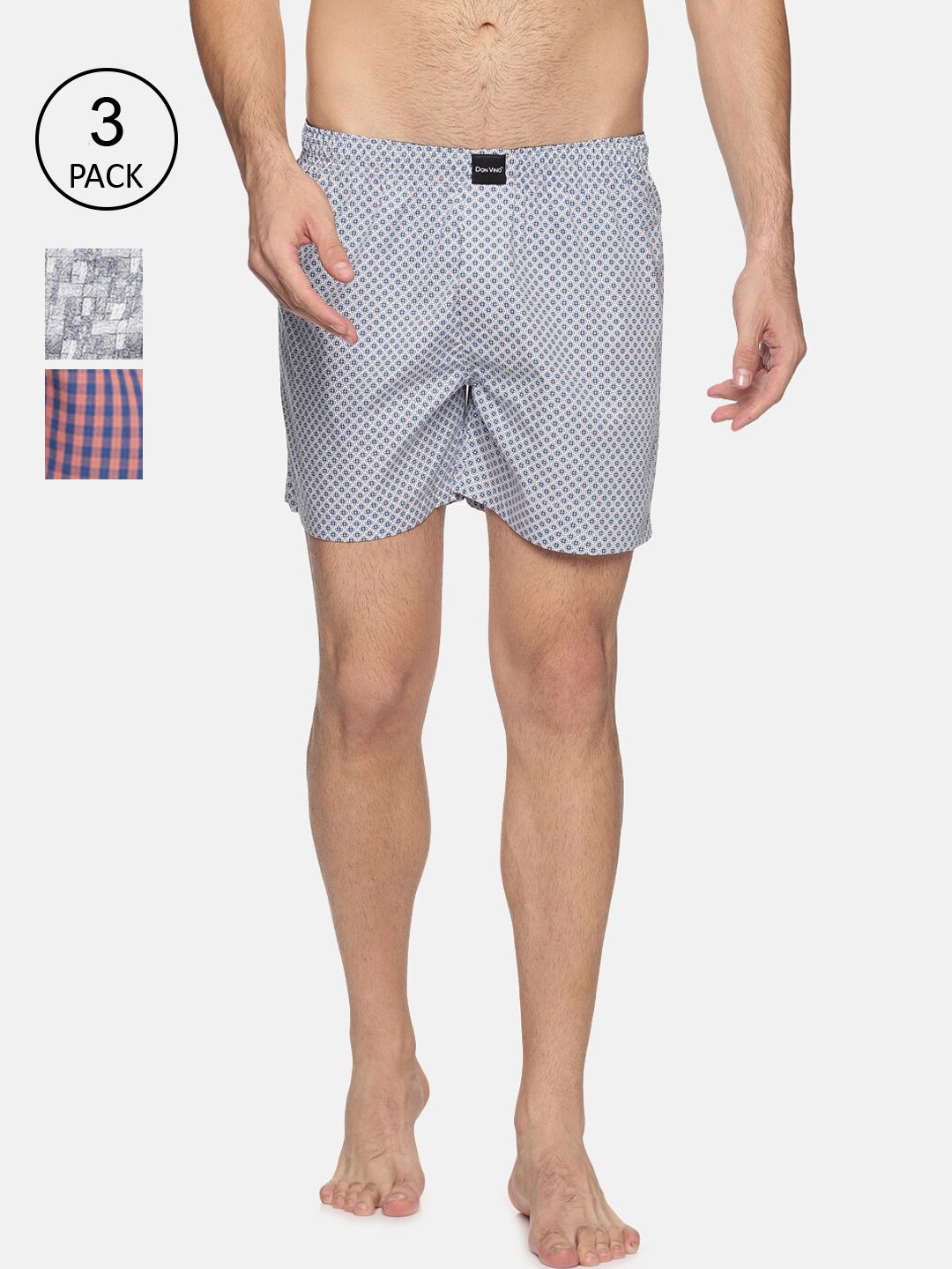 

DON VINO Men Multicoloured Printed Shorts, Multi