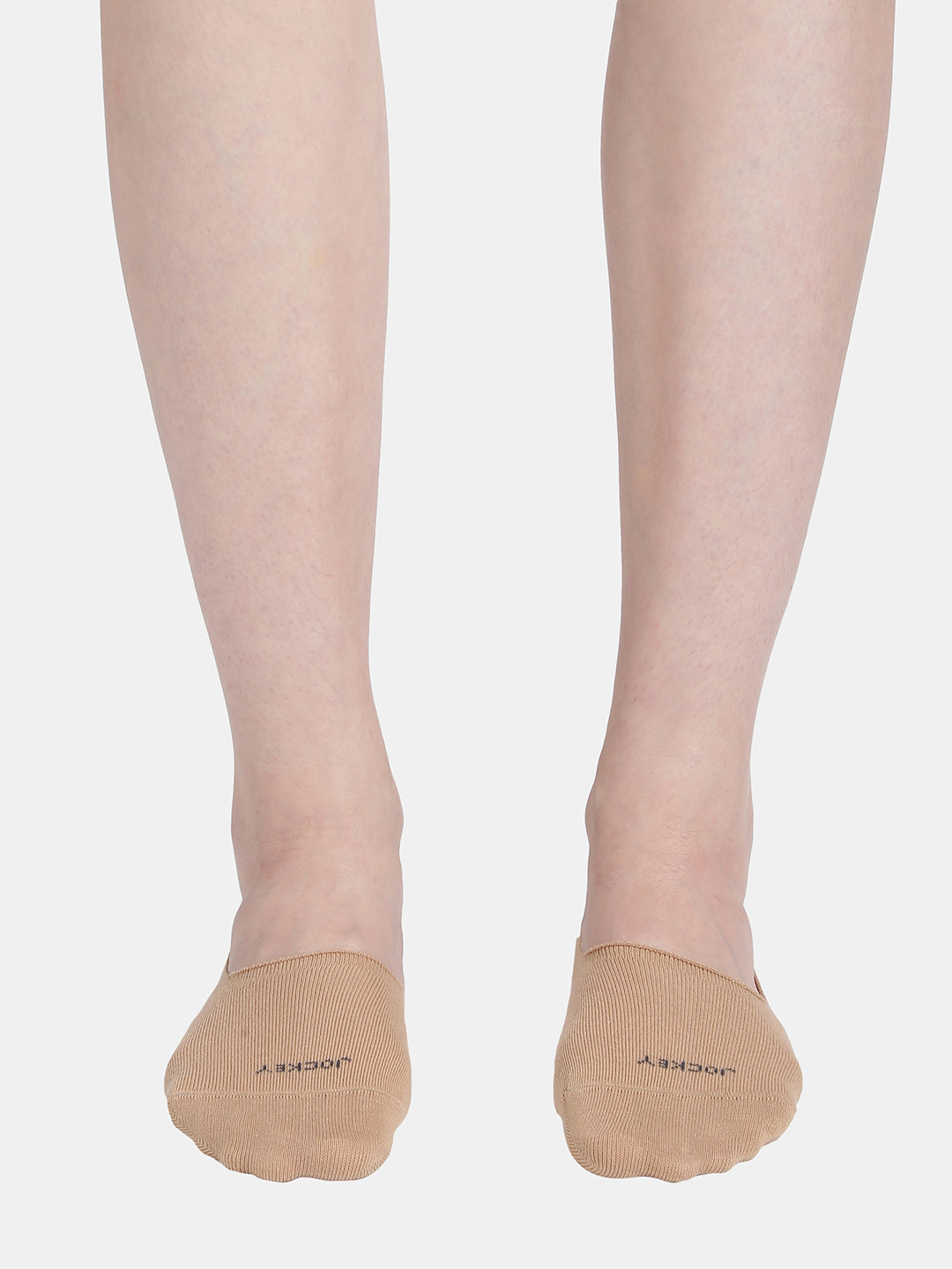 

Jockey Microfiber and Compact Cotton Stretch No Show Socks with Stayfresh Treatment, Beige