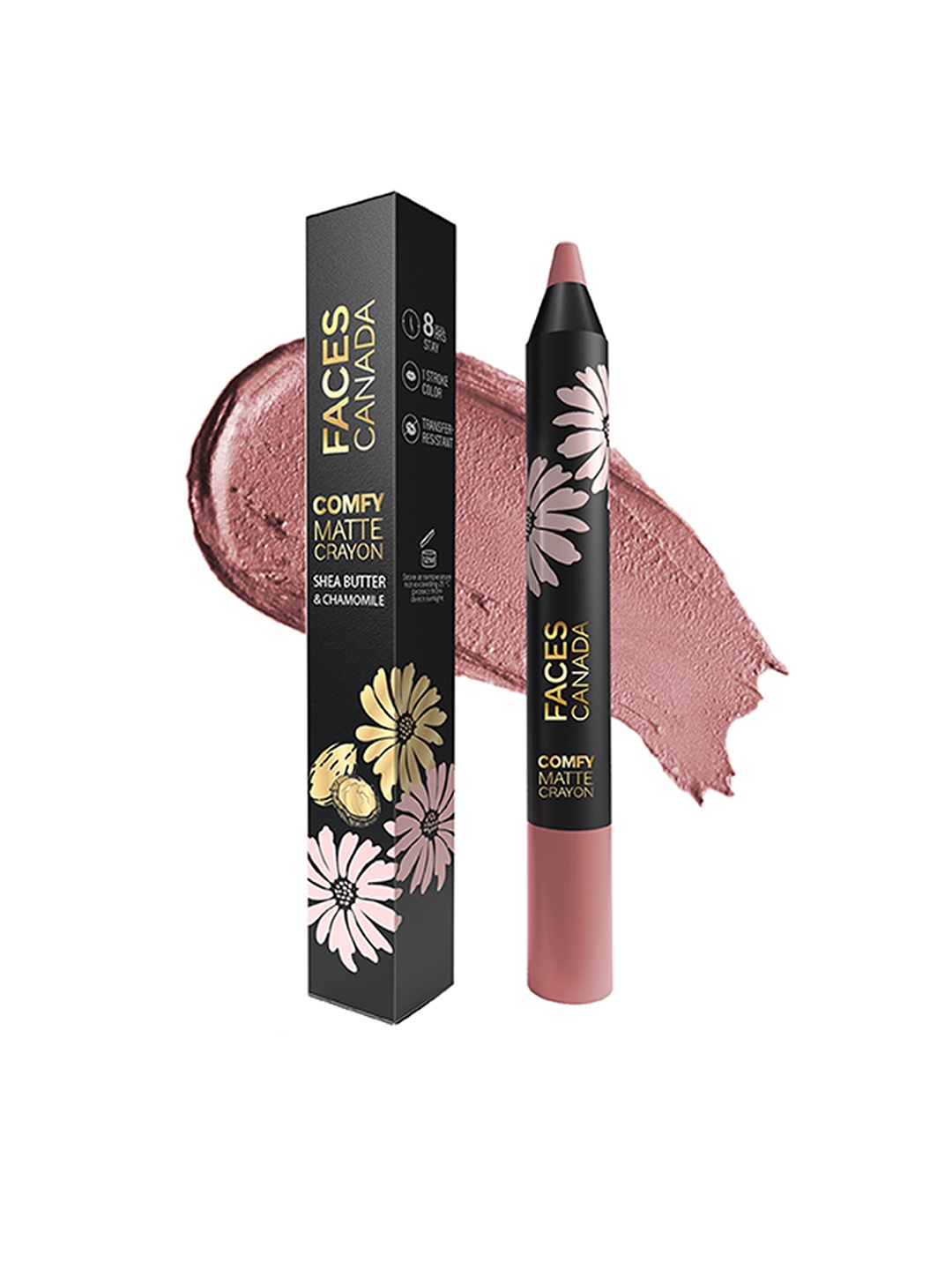 

FACES CANADA Comfy Matte & Creamy Matte Crayon Lipstick 2.8g - Shots On Me 14, Pink