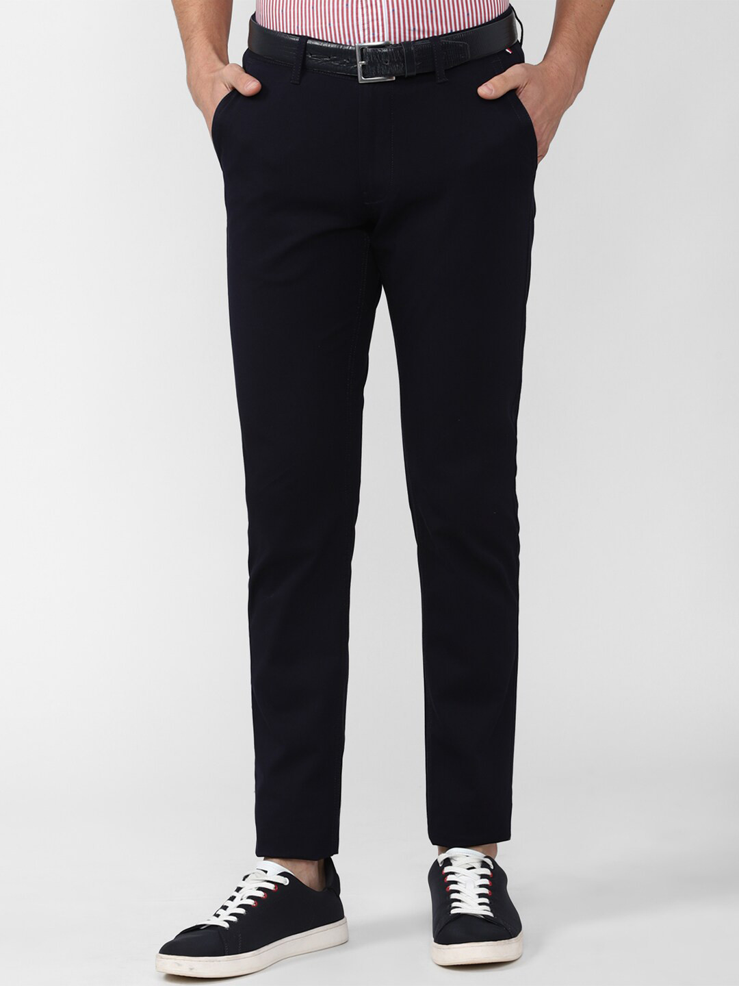 

Van Heusen Sport Men Navy Blue Slim Fit Trousers