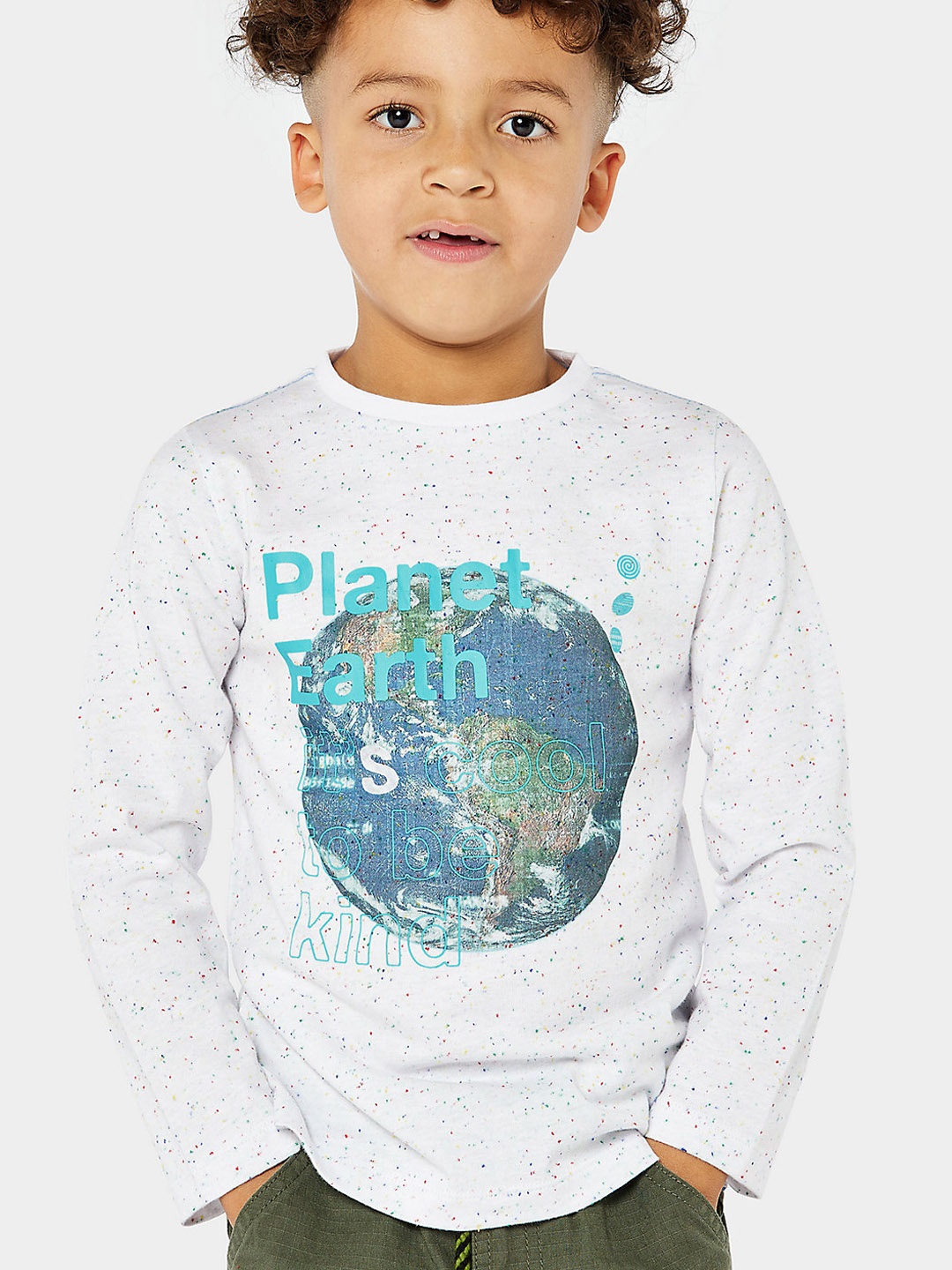 

mothercare Boys Graphic Printed T-shirt, White