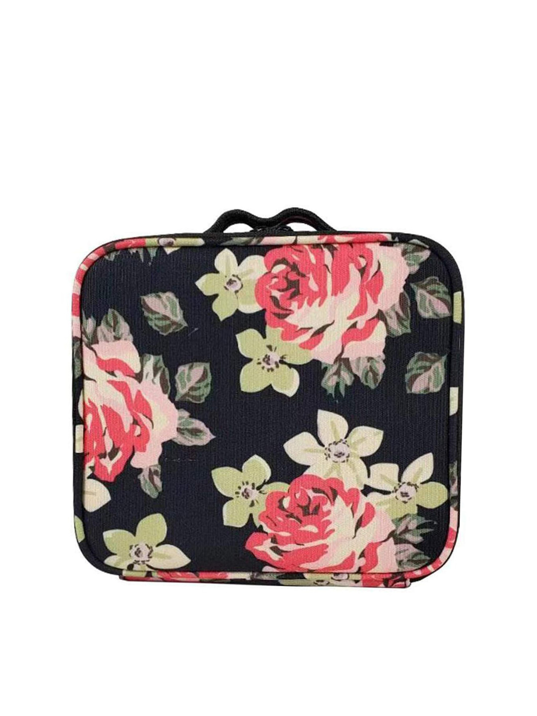 

HOUSE OF QUIRK Women Black Printed Makeup Cosmetic Storage Case