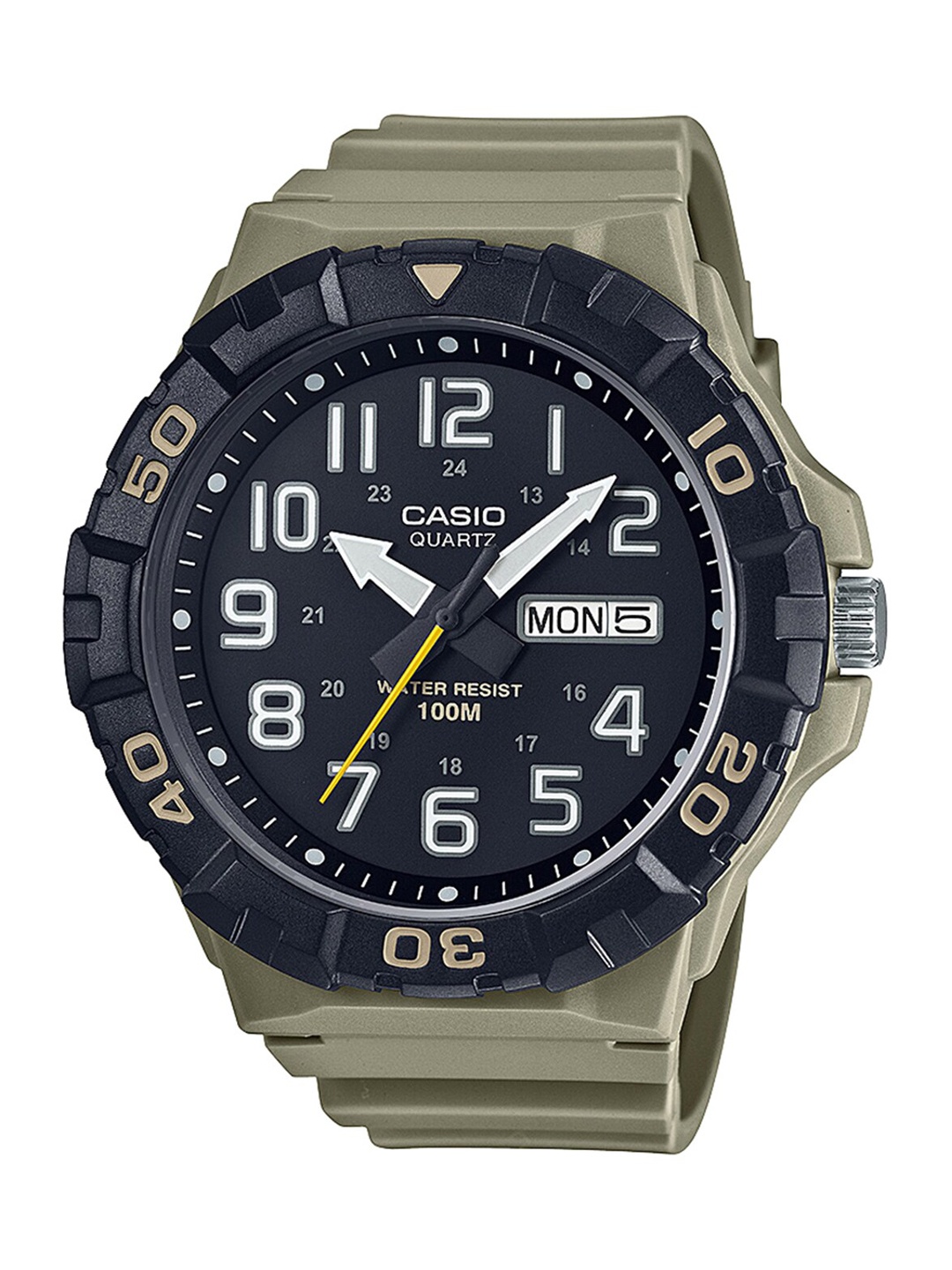 

CASIO Men Black Dial & Grey Straps Analogue Watch-A2041