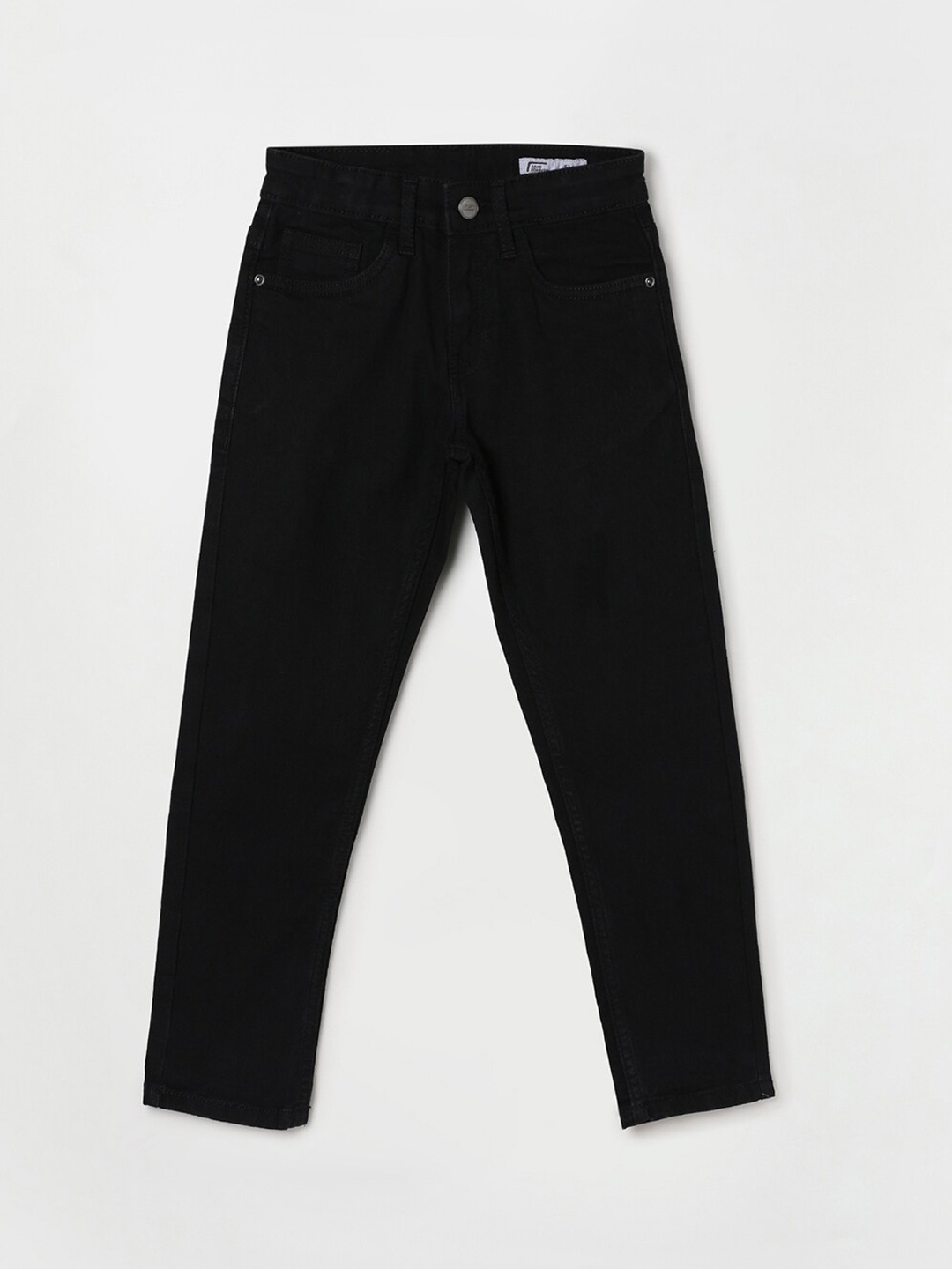 

Fame Forever by Lifestyle Boys Black Solid Cotton Jeans