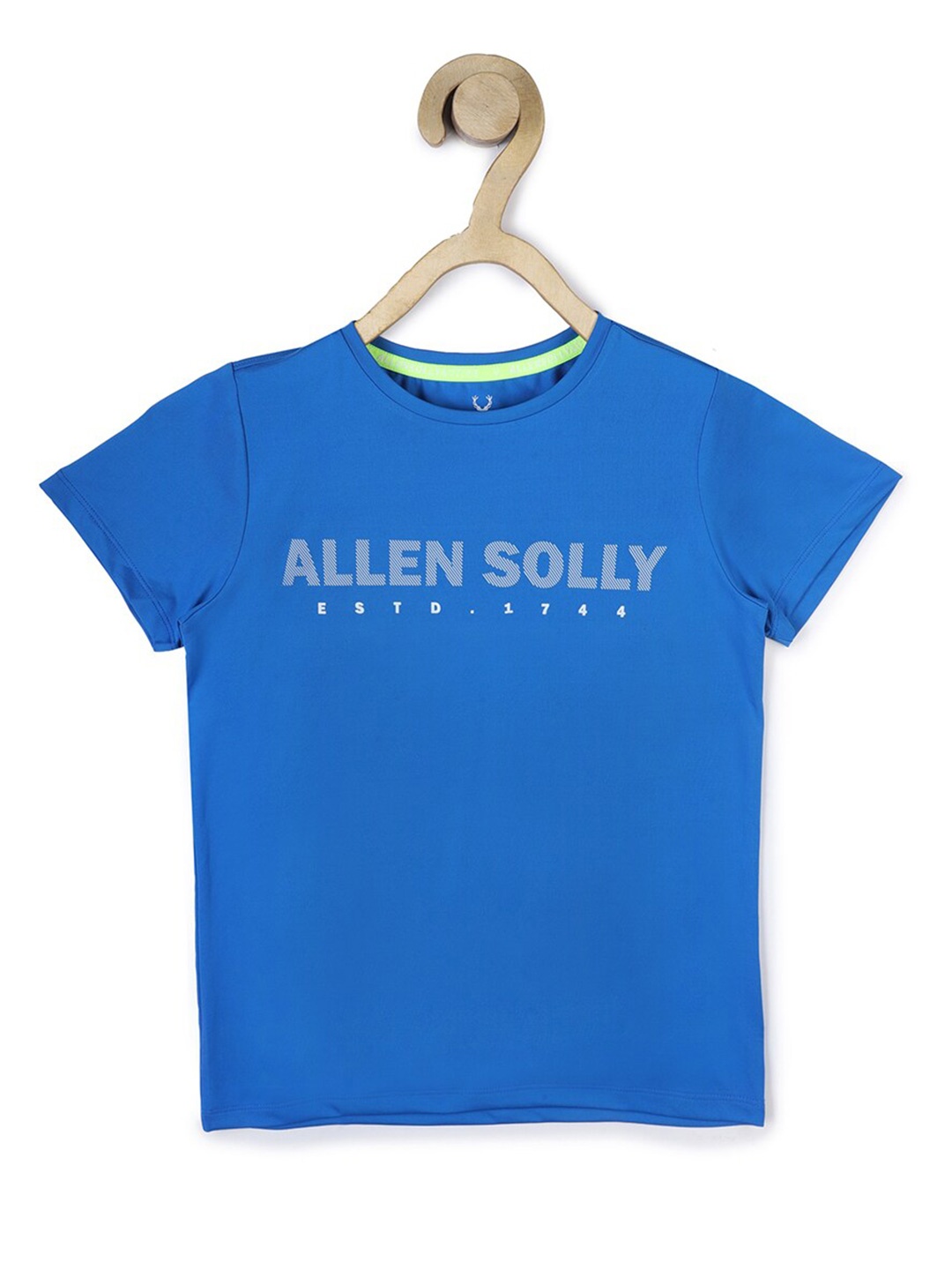 

Allen Solly Junior Boys Blue Typography Printed T-shirt
