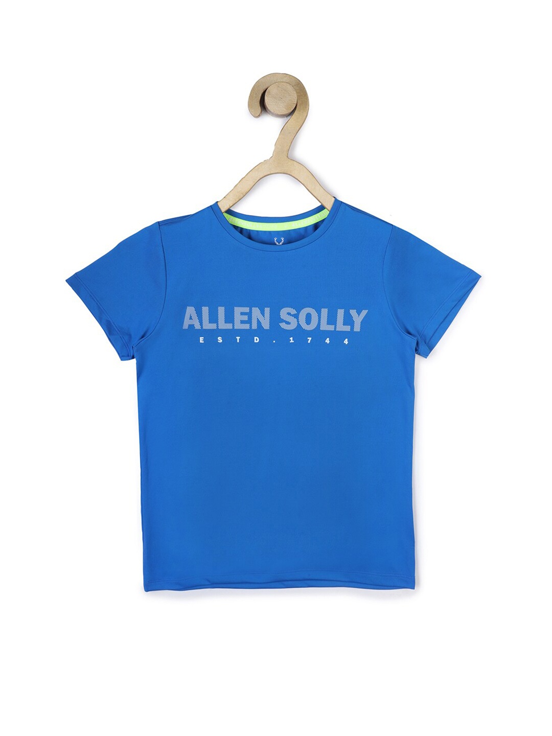 

Allen Solly Junior Boys Blue Typography Printed T-shirt
