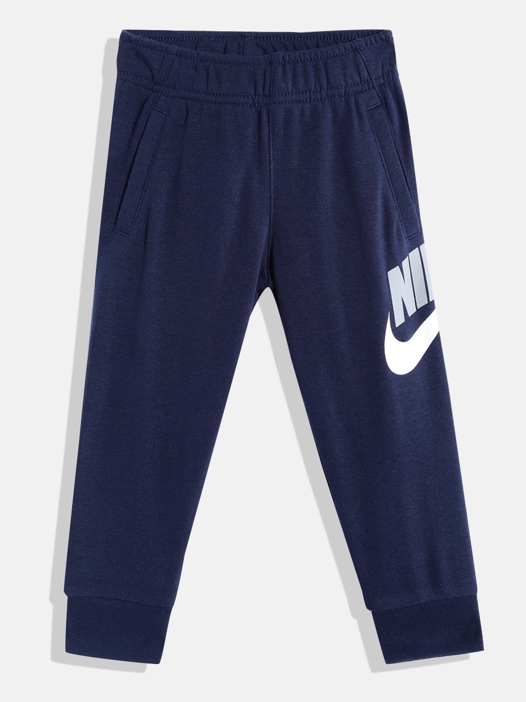 

Nike Boys Club French Terry Brand Logo Printed Joggers, Navy blue