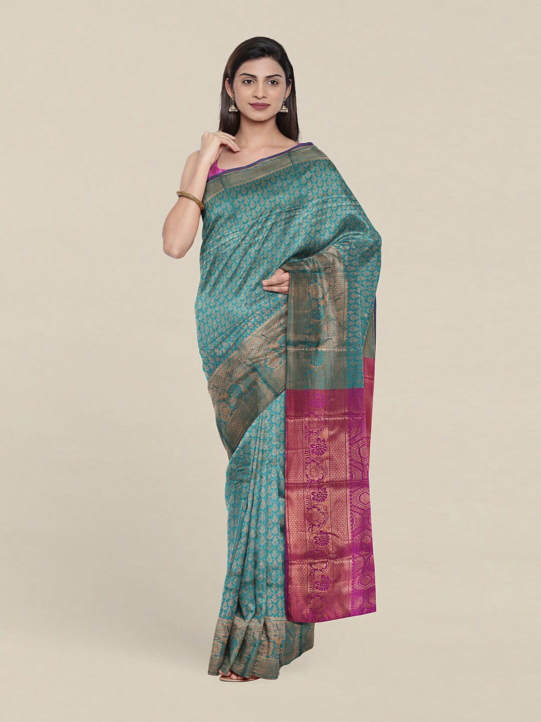 

Pothys Green Saree