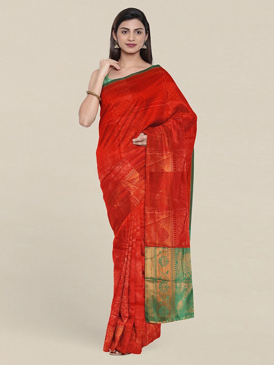 

Pothys Red Saree