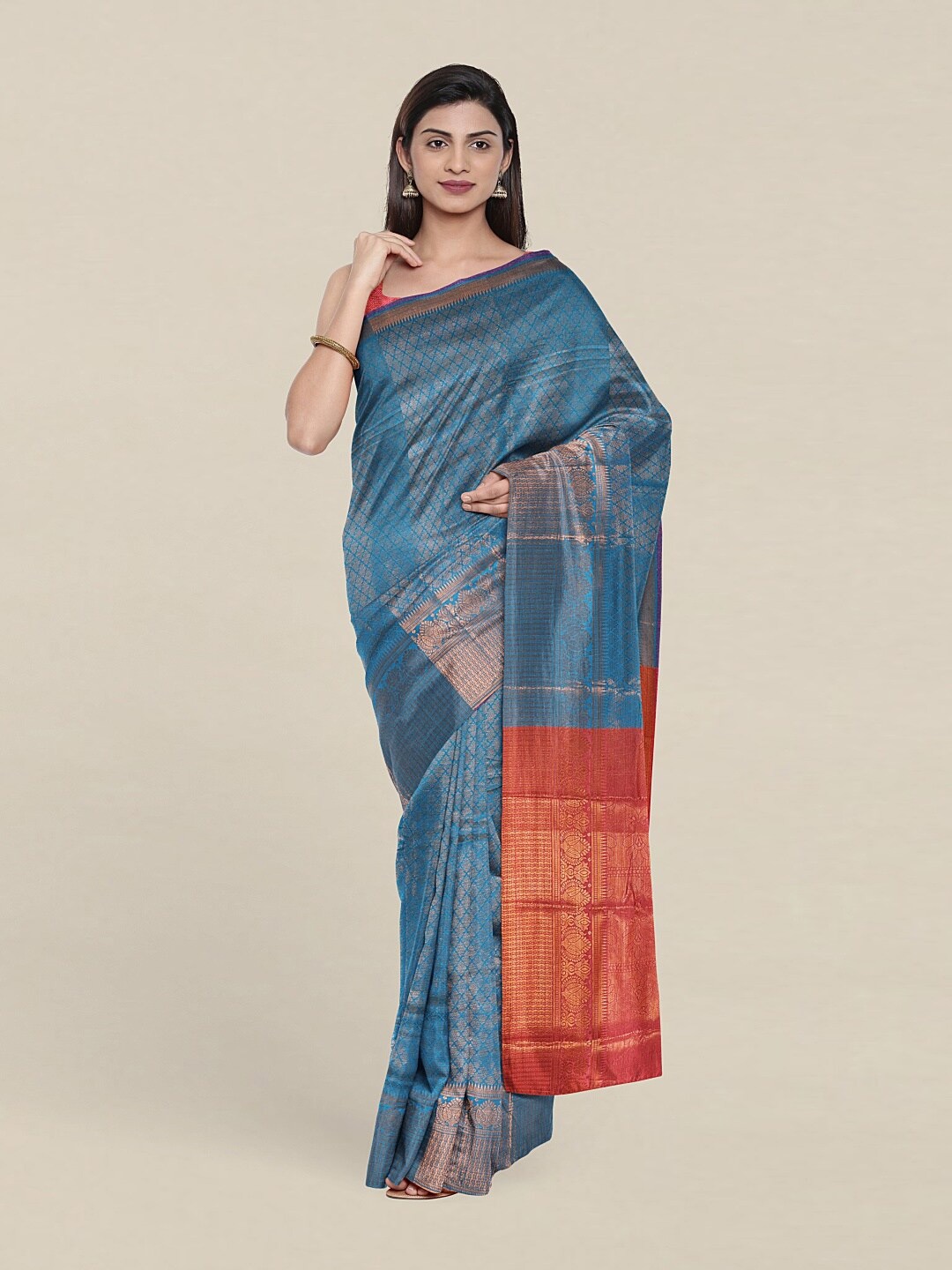 

Pothys Blue Saree