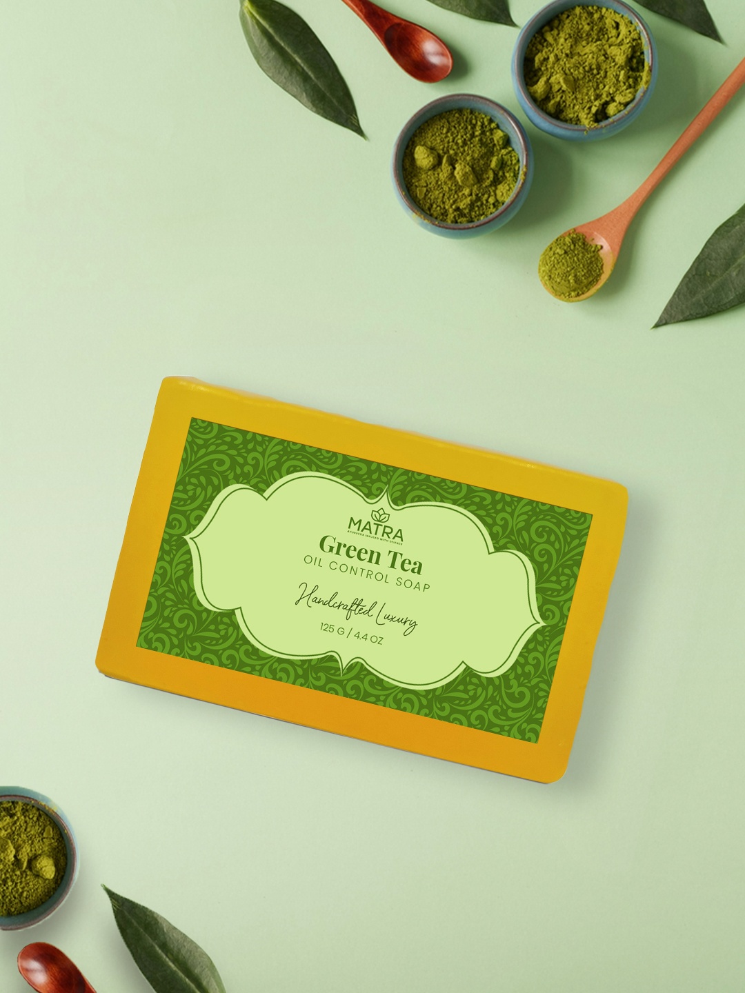 

MATRA Green Tea Handmade Soap with Aloe Vera - 125 g