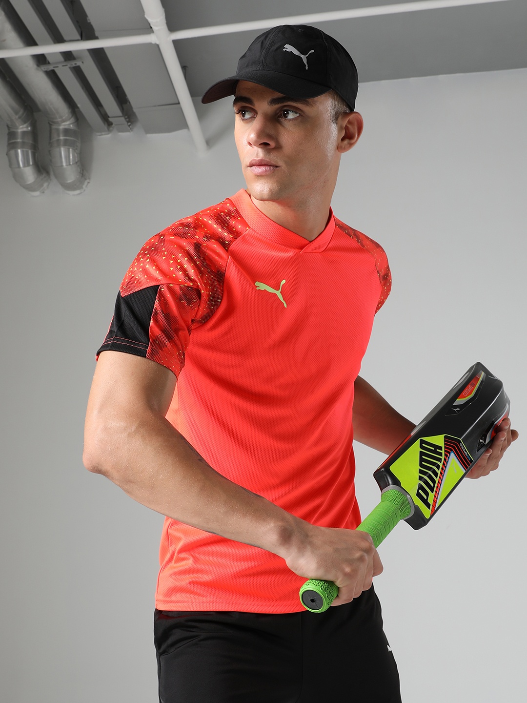 

Puma Men Orange individualFINAL Football WC Jersey