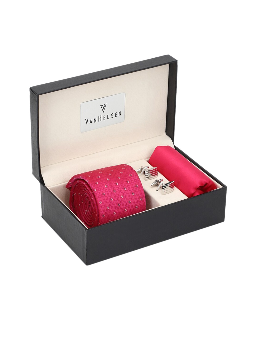 

Van Heusen Men Pink Printed Accessory Gift Set