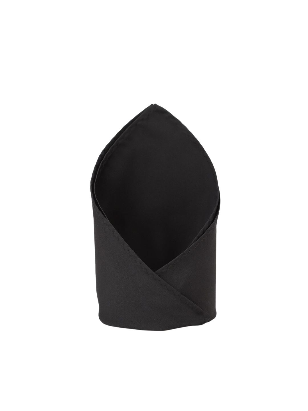

Van Heusen Men Black Solid Pocket Square