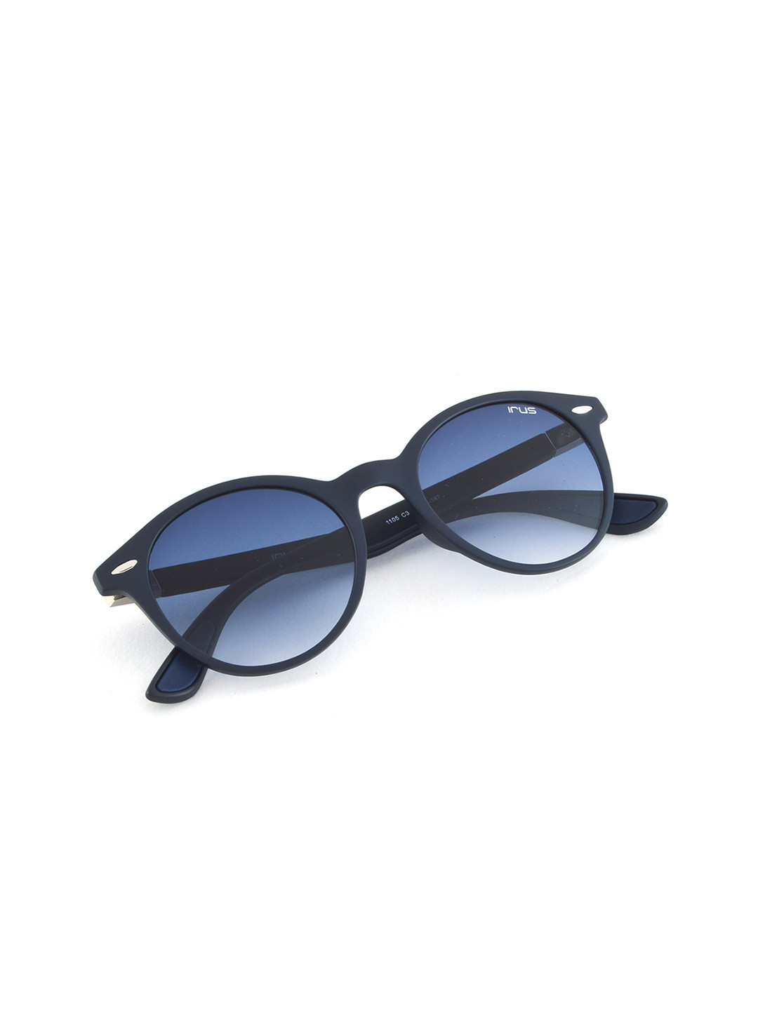 

IRUS by IDEE Blue Lens & Blue Round Sunglasses with UV Protected Lens IRS1105C3SG