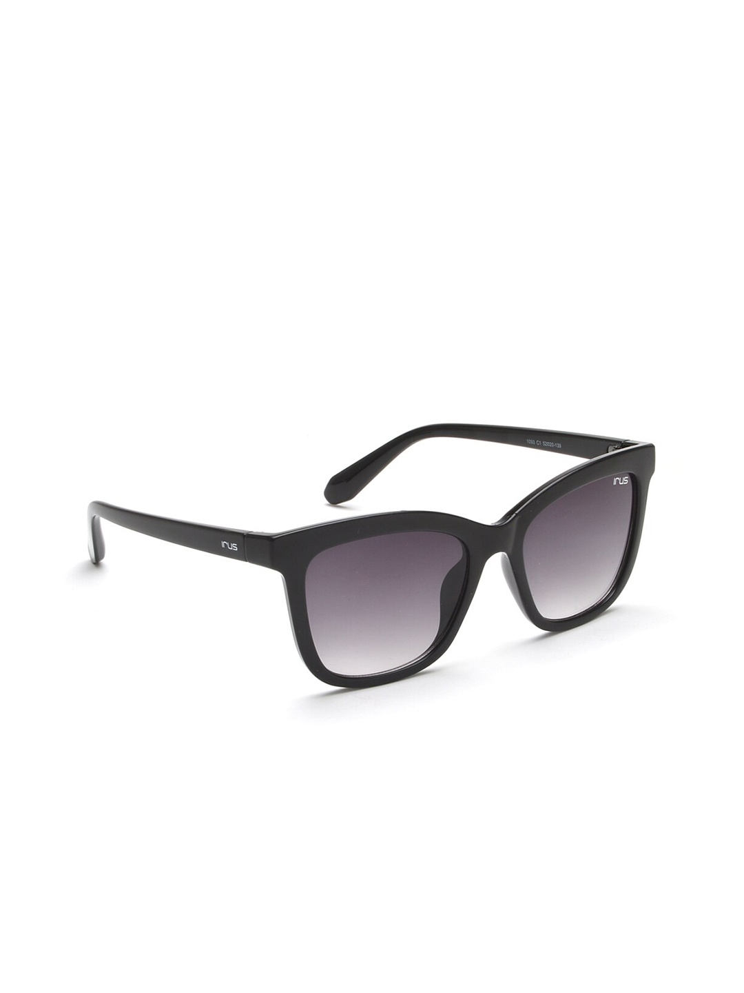 

IRUS by IDEE Unisex Grey Lens & Black Square Sunglasses with UV Protected Lens