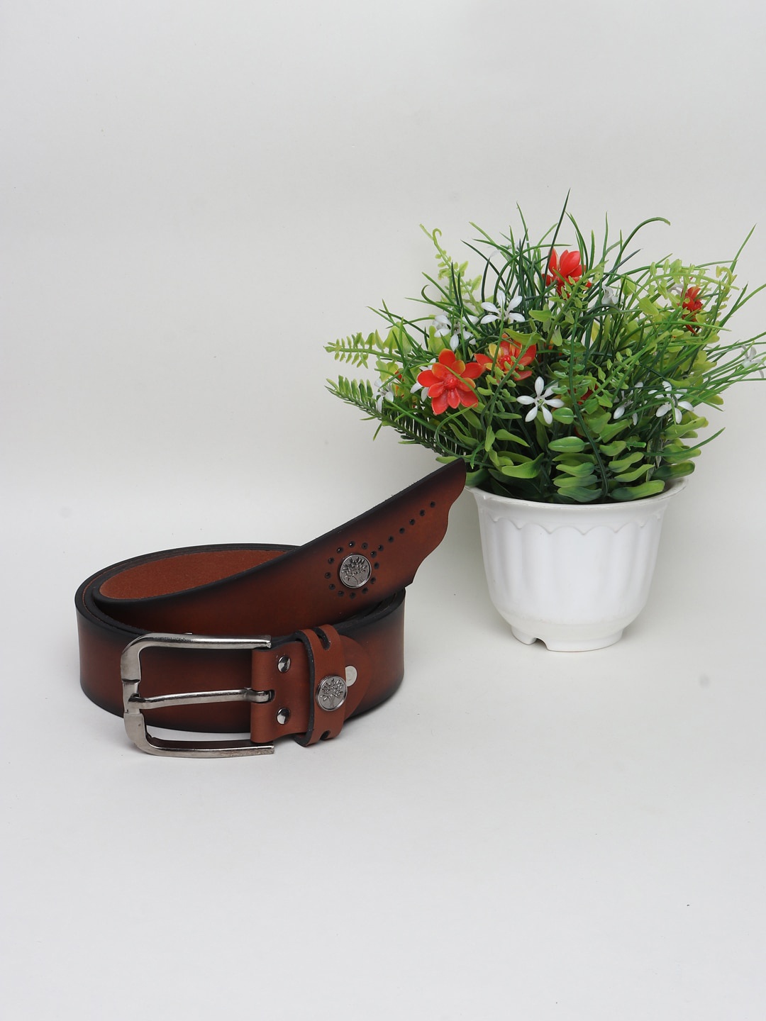 

Swiss Design Men Tan Belts