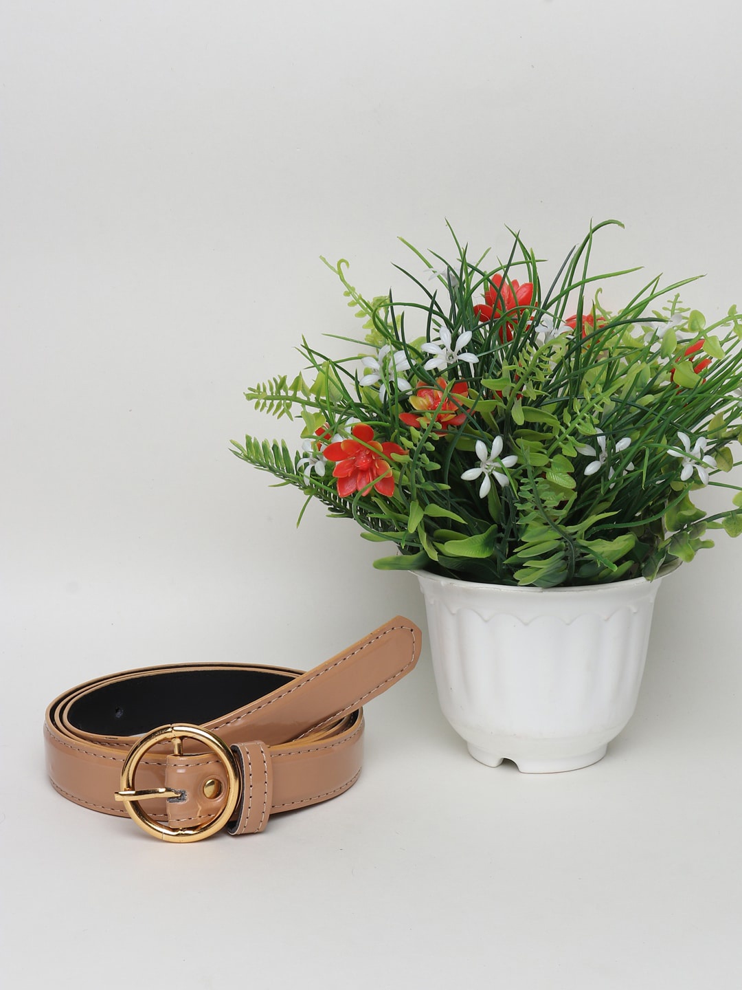 

Swiss Design Women Tan Belt