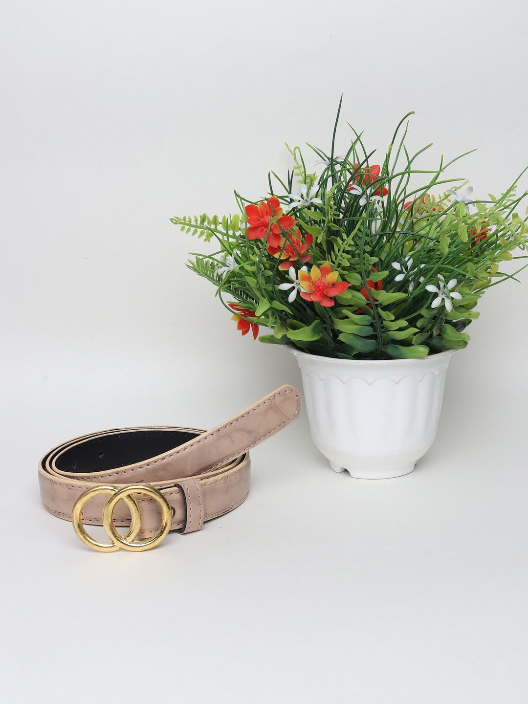 

Swiss Design Women Camel Brown Belt